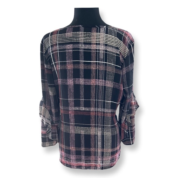 Van Heusen Flannel Blouse - Picture 3 of 6